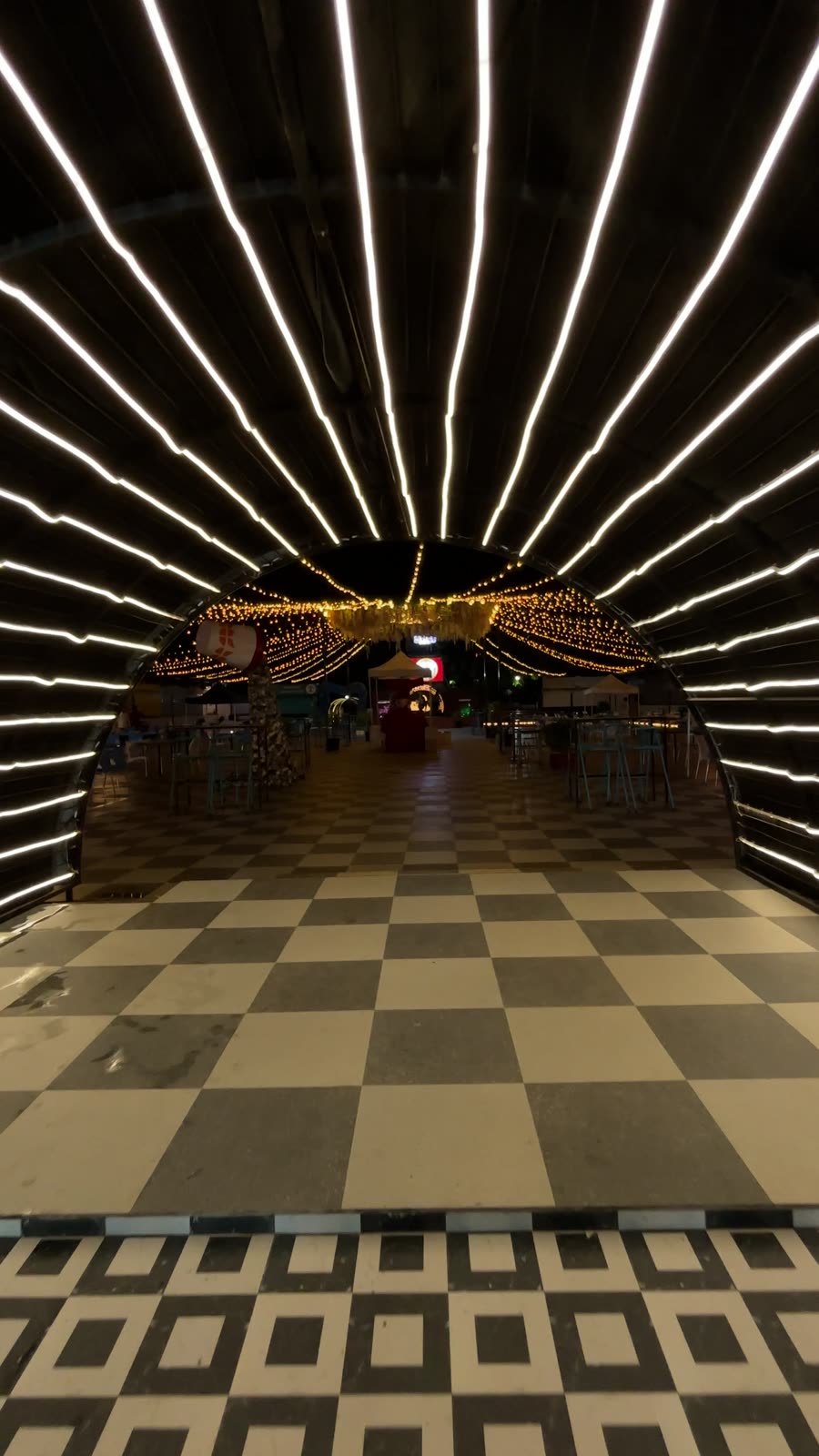 Illuminated challenge venue