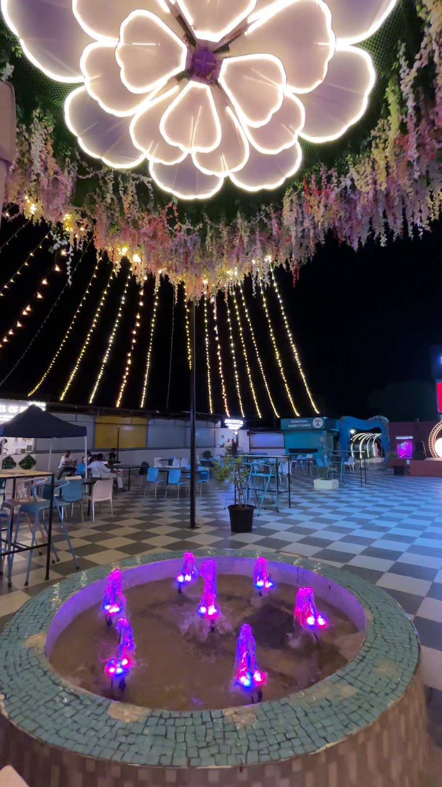 Evening event atmosphere